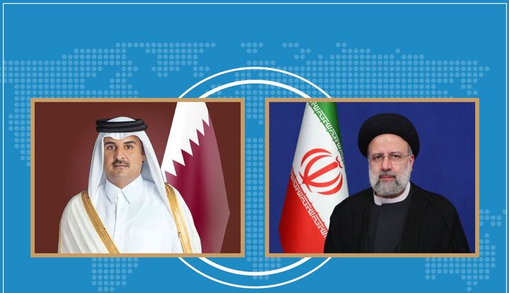 رییسی و امیر قطر